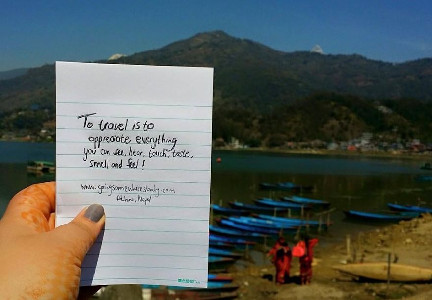 I Travel From Place To Place To Scribble The Notes I Travel From Place To Place To Scribble The Notes