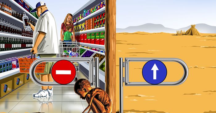 Supermarket: Satirical Illustrations Of Today’s Problems By Gunduz Agayev