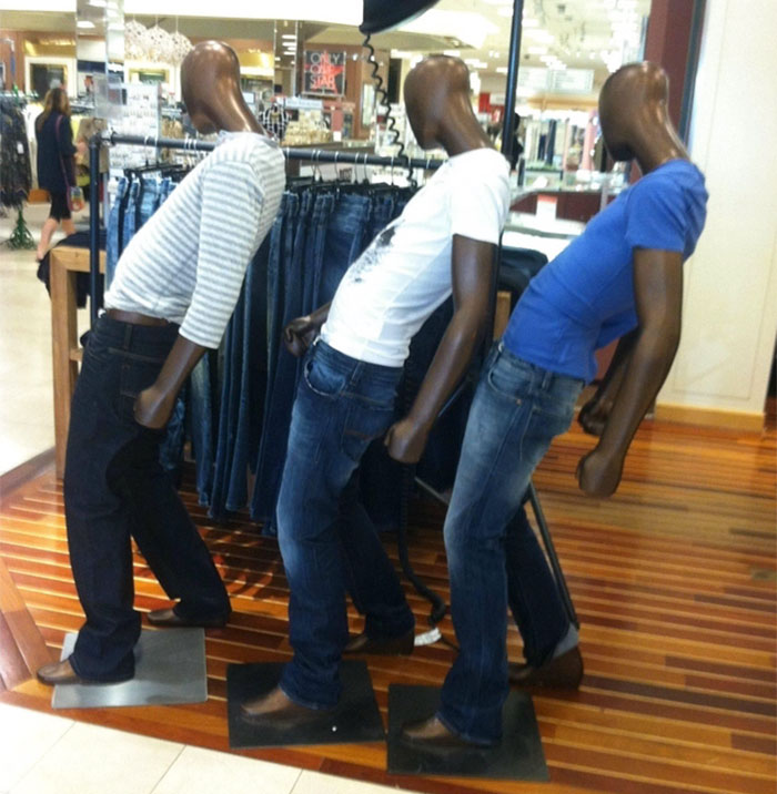 Challenge: Three Funny Mannequins
