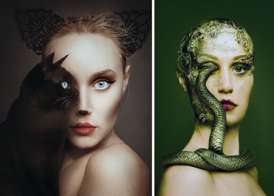 Animeyed Selfie Resulting In Surreal Photographs