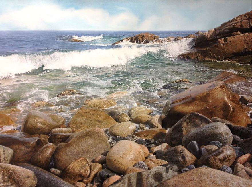 Seaside Watercolour Paintings That Look Like Photographs Seaside Watercolour Paintings That Look Like Photographs