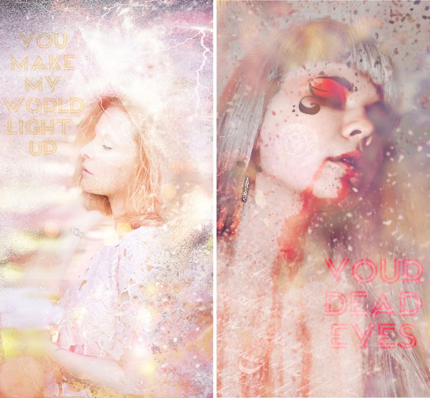 My Demons Illustrated In Photoshop