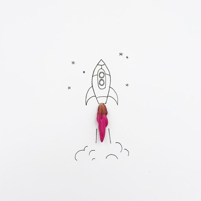 I Created Hundreds Of Witty, Miniature Drawings Around Tiny Everyday Objects