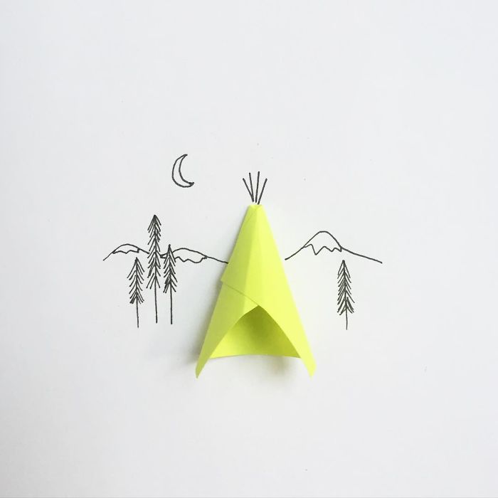 I Created Hundreds Of Witty, Miniature Drawings Around Tiny Everyday Objects