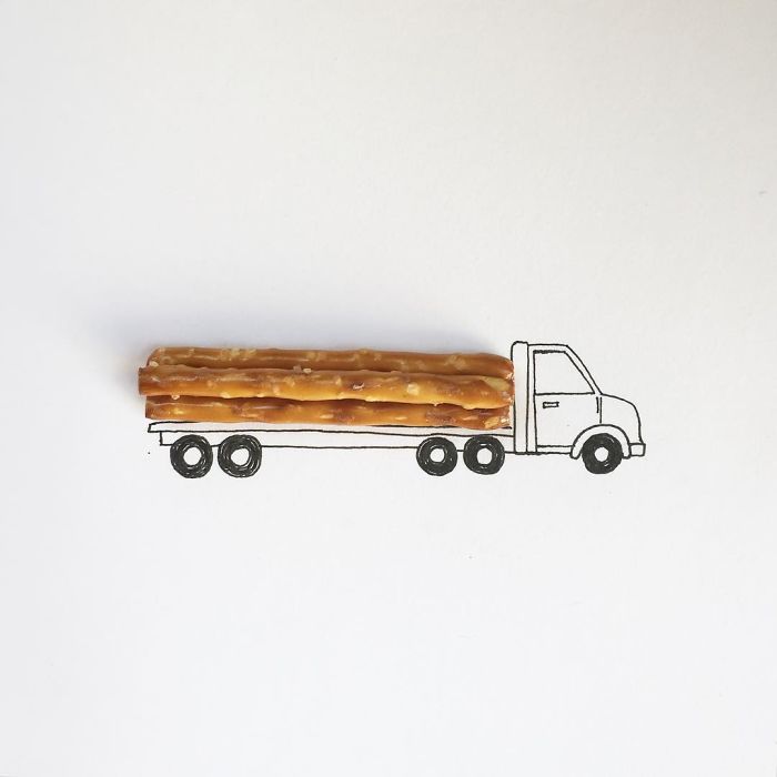 I Created Hundreds Of Witty, Miniature Drawings Around Tiny Everyday Objects