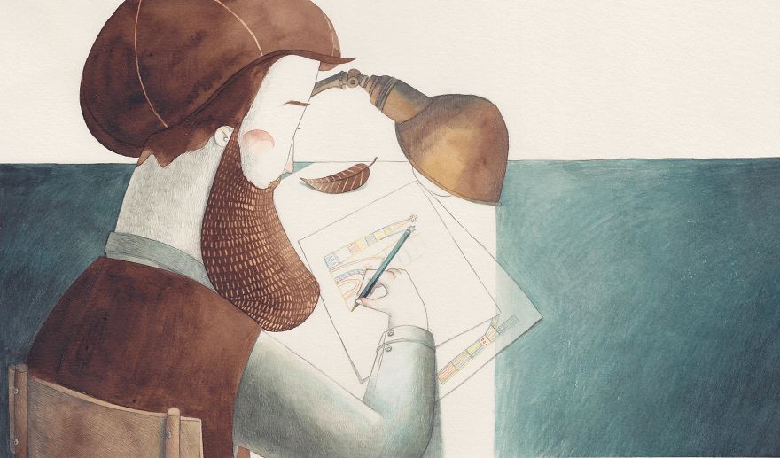 My Case Has 11 Different Watercolor Blues