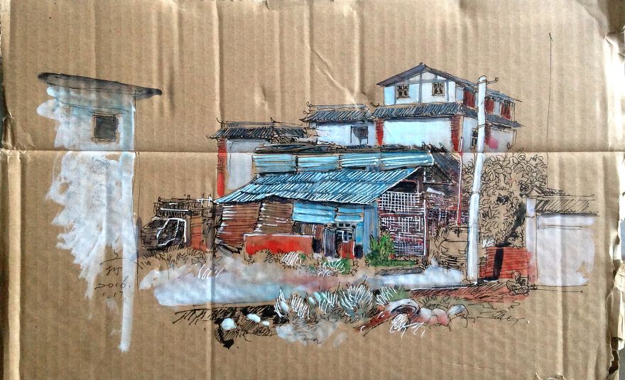 I Draw On Trash I Find In The Streets And Leave It For People To Find I Draw On Trash I Find In The Streets And Leave It For People To Find