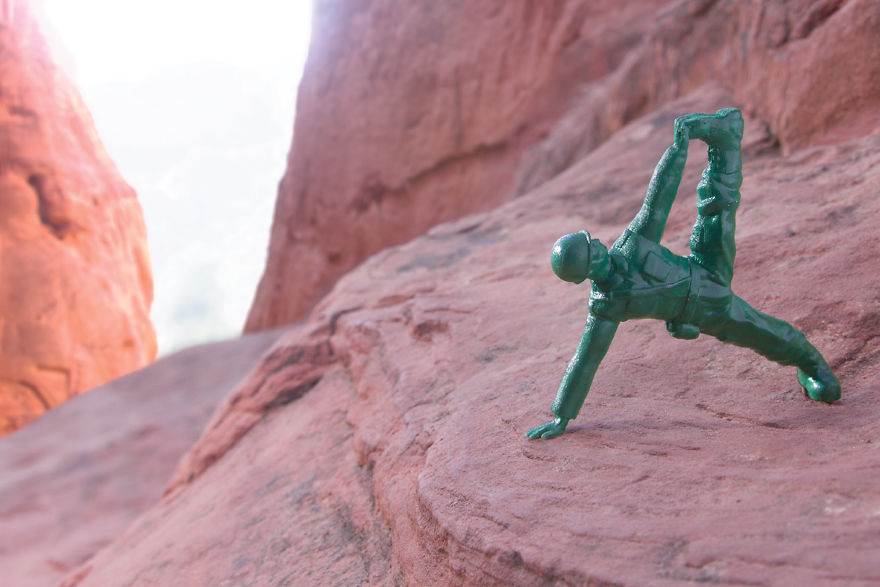 Advanced Yoga Joes In The Energy Vortexes Of Sedona