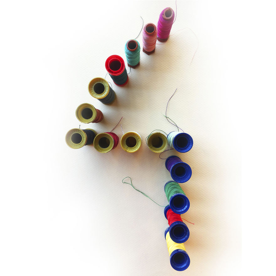 We Used Everyday Objects To Form A Full Alphabet