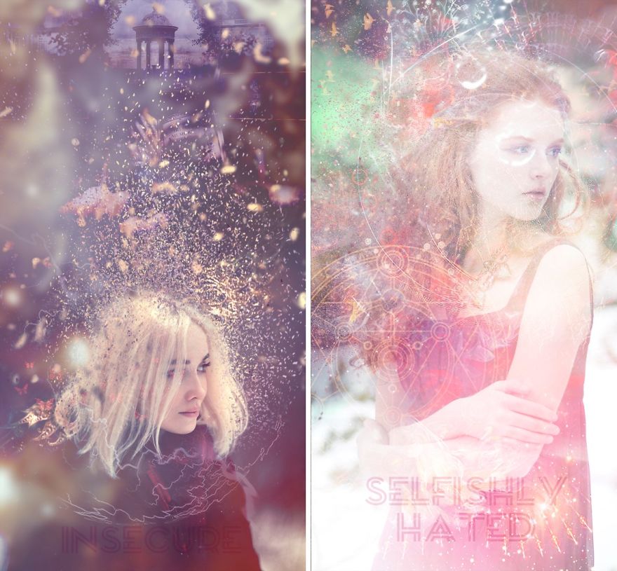 My Demons Illustrated In Photoshop