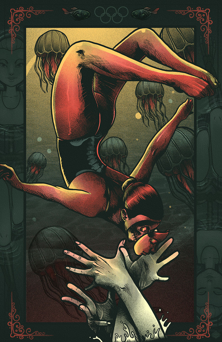 Synchronised Swimming, Tavo Santiago, México