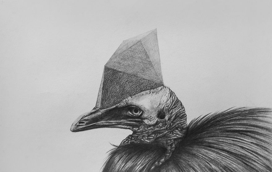 I Drew Some Distorted Animal Portraits