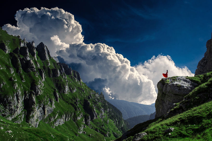 We Photograph The Woman In Red Dress In The Mesmerizing Landscapes Of Romania We Photograph The Woman In Red Dress In The Mesmerizing Landscapes Of Romania