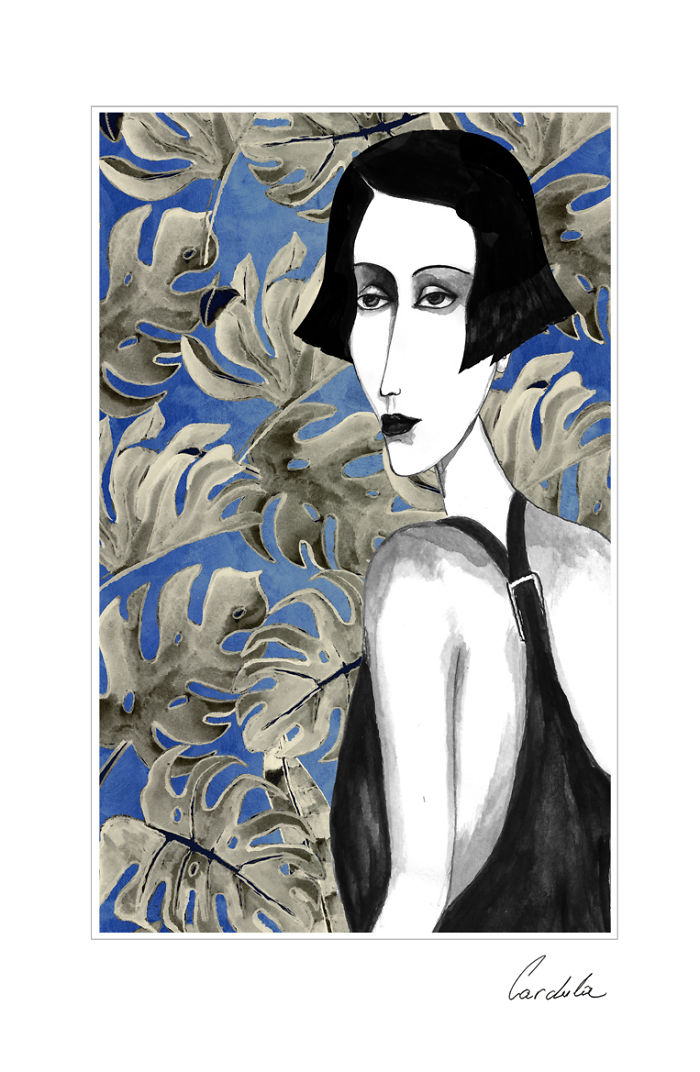 I Complete My Ink Drawings By Adding A Digital Touch To Them