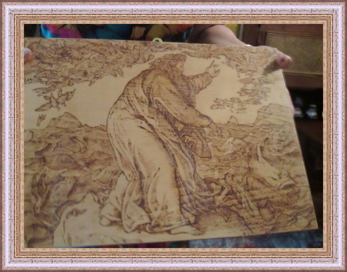 Beautiful Handmade Pyrographies