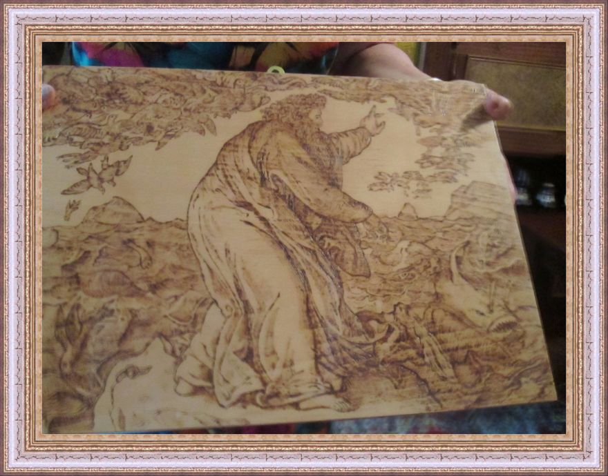 Beautiful Handmade Pyrographies