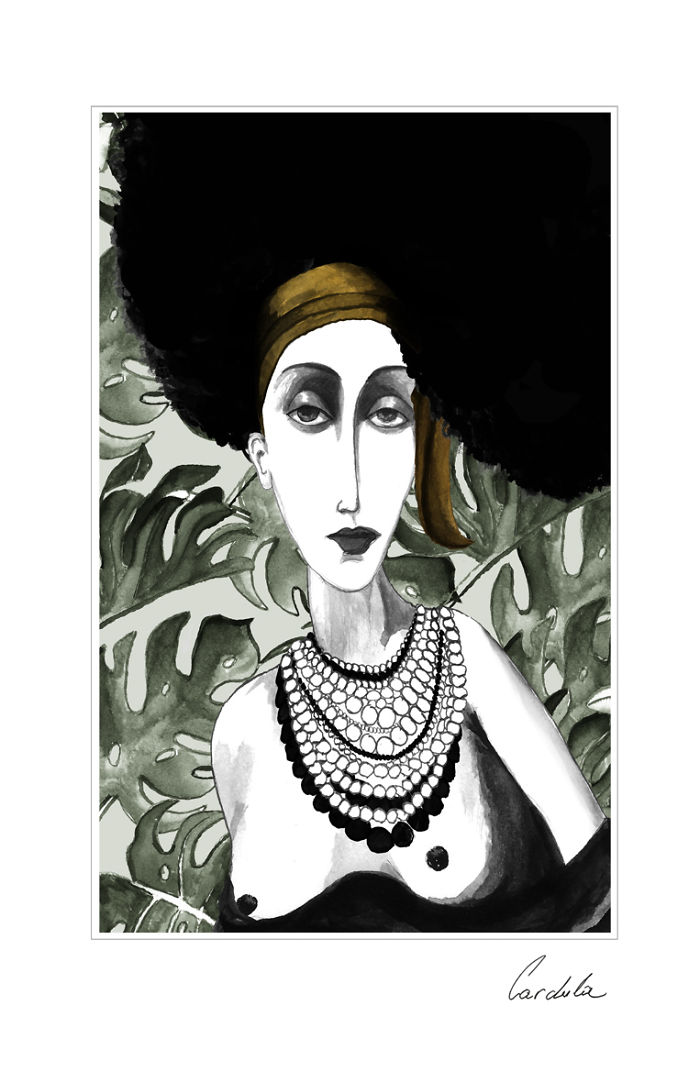 I Complete My Ink Drawings By Adding A Digital Touch To Them