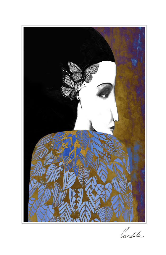 I Complete My Ink Drawings By Adding A Digital Touch To Them