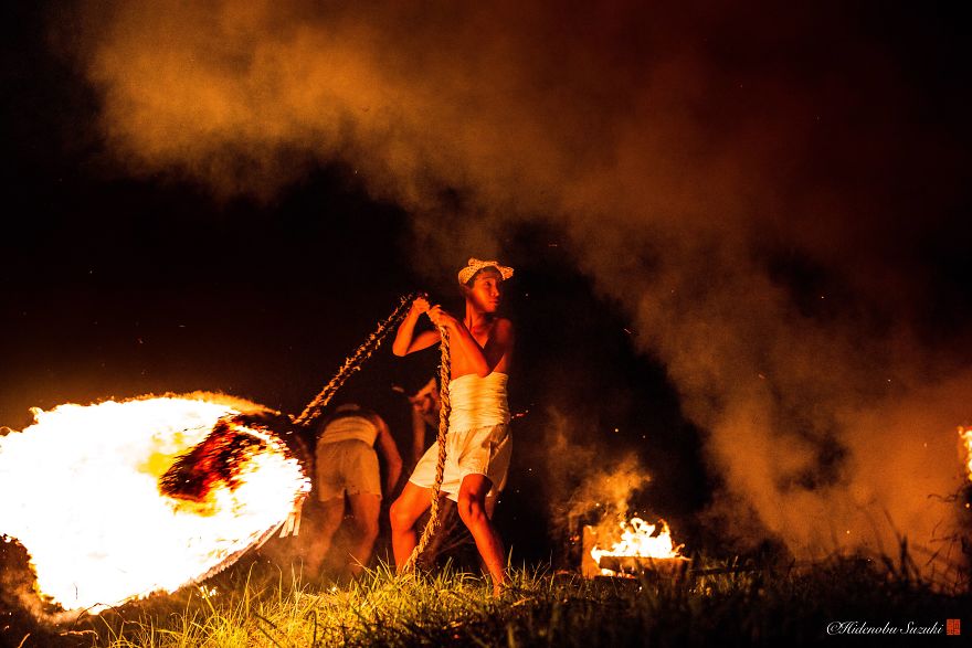 I Photographed The Traditional Fire Festival In Japan I Photographed The Traditional Fire Festival In Japan
