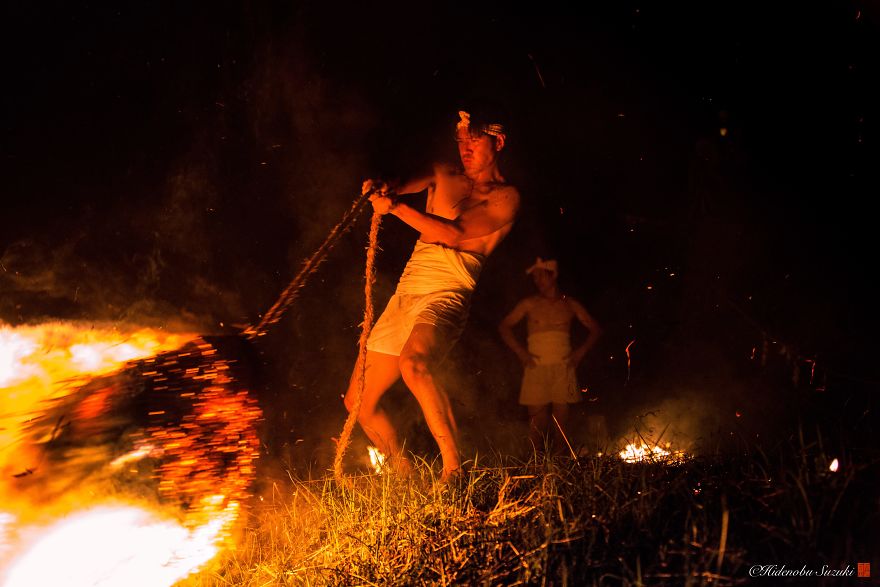 I Photographed The Traditional Fire Festival In Japan