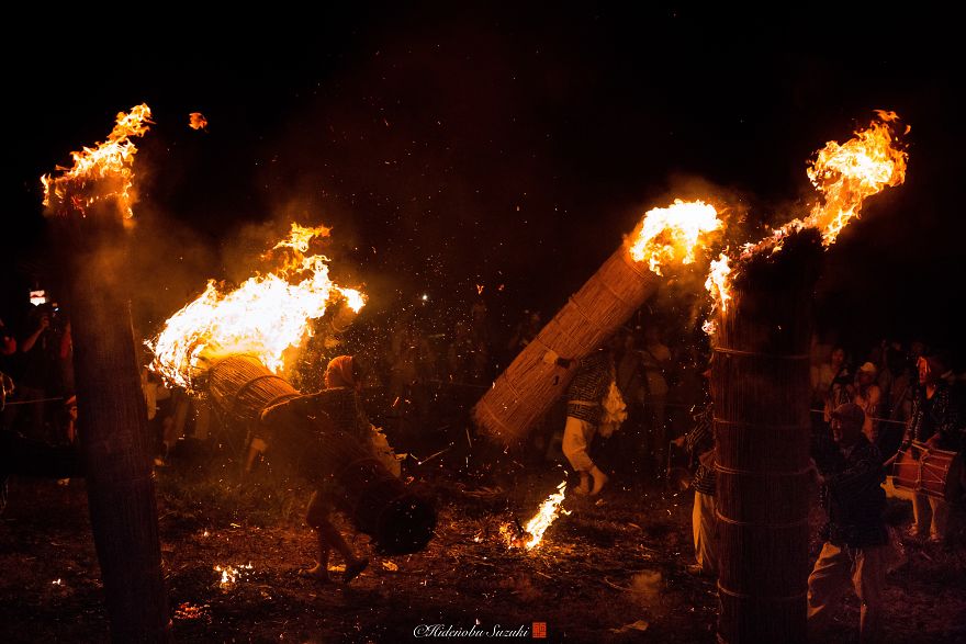 I Photographed The Traditional Fire Festival In Japan I Photographed The Traditional Fire Festival In Japan