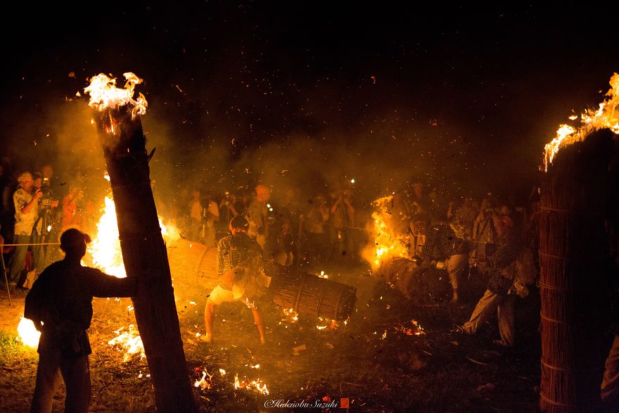 I Photographed The Traditional Fire Festival In Japan I Photographed The Traditional Fire Festival In Japan