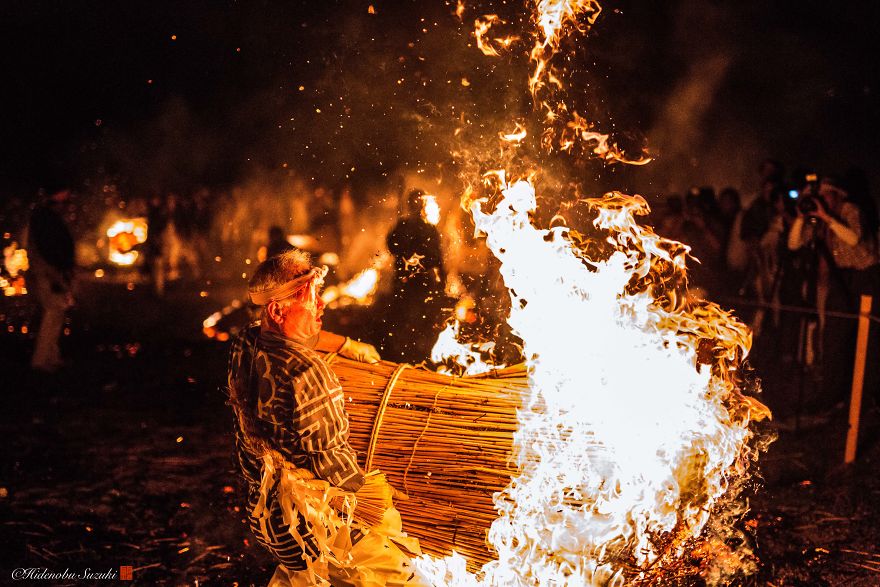I Photographed The Traditional Fire Festival In Japan I Photographed The Traditional Fire Festival In Japan