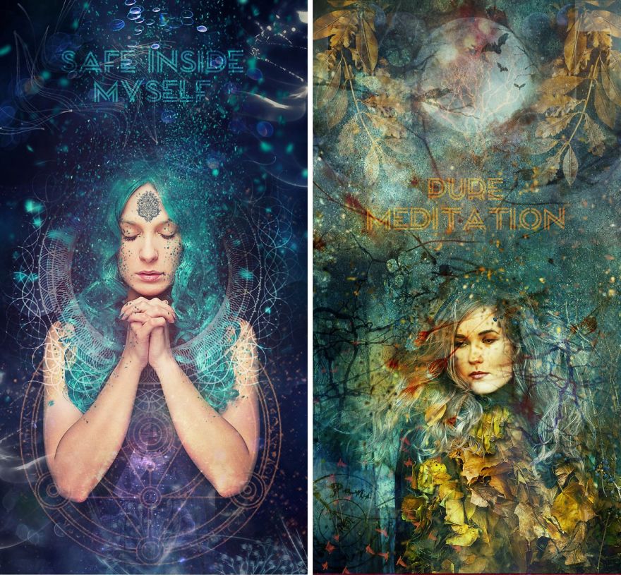 My Demons Illustrated In Photoshop