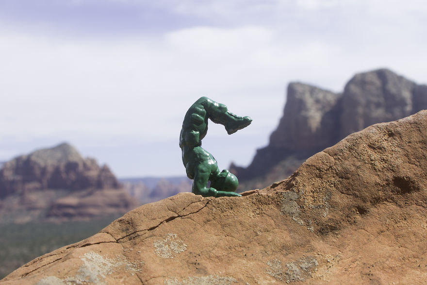 Advanced Yoga Joes In The Energy Vortexes Of Sedona