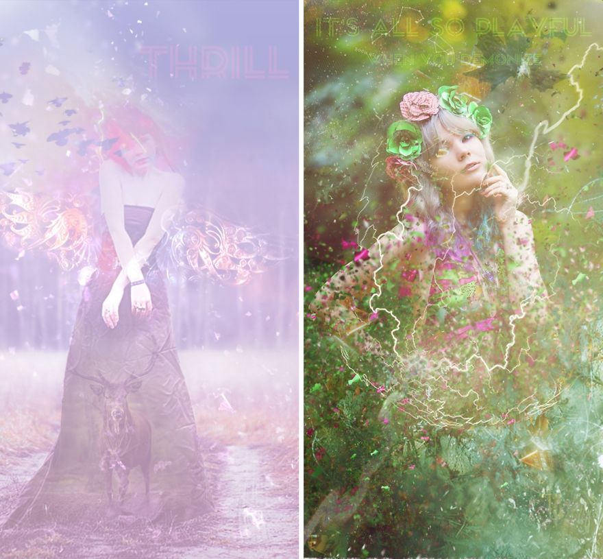 My Demons Illustrated In Photoshop