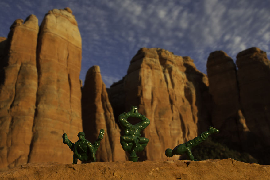 Advanced Yoga Joes In The Energy Vortexes Of Sedona