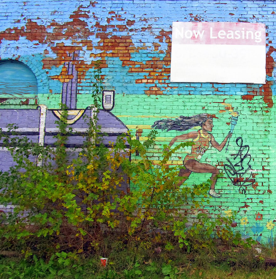 Mural, Mechanicsville, Atlanta, 1996 Summer Olympics