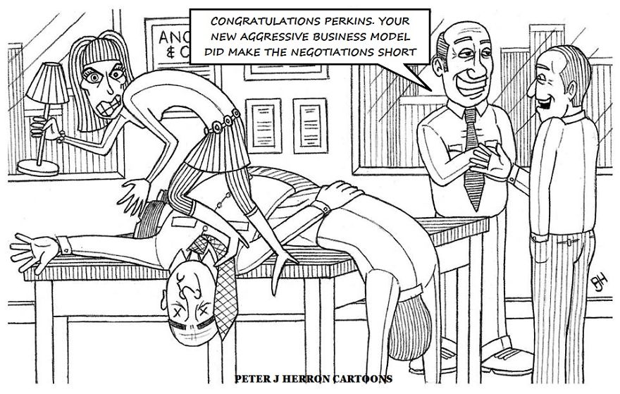 12 Cartoons That Take A Bizarre Look At The World Of Business And Banking