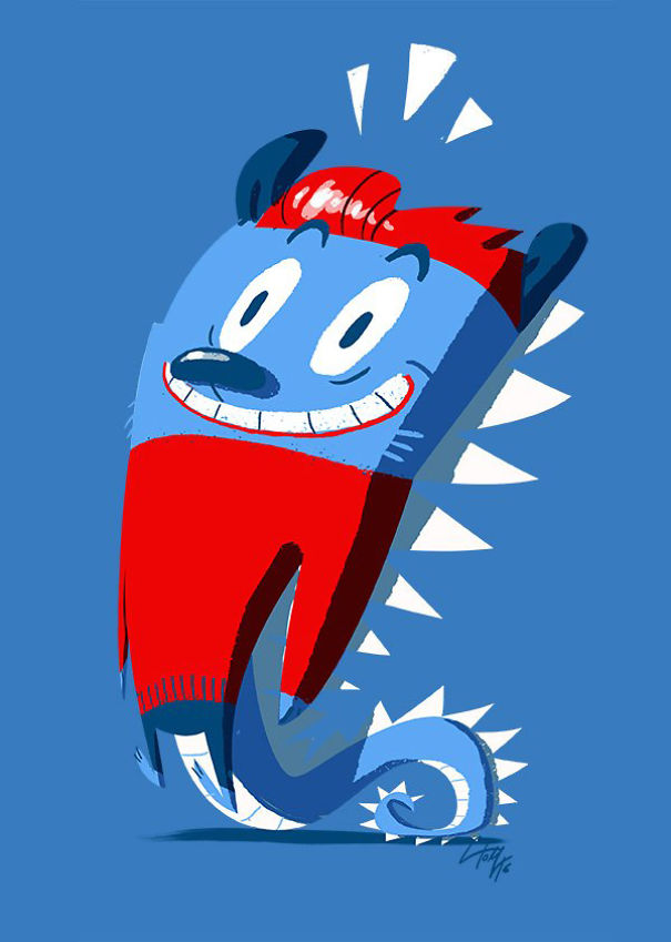 Artists From Around The World Are Creating Fan Art For My 5-year-old Son's Monsters