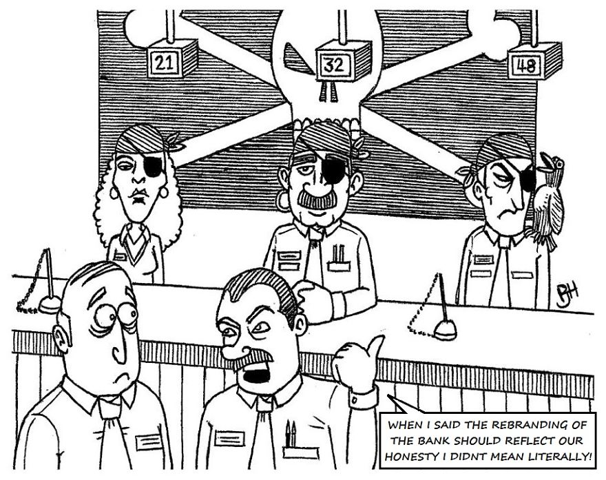 12 Cartoons That Take A Bizarre Look At The World Of Business And Banking