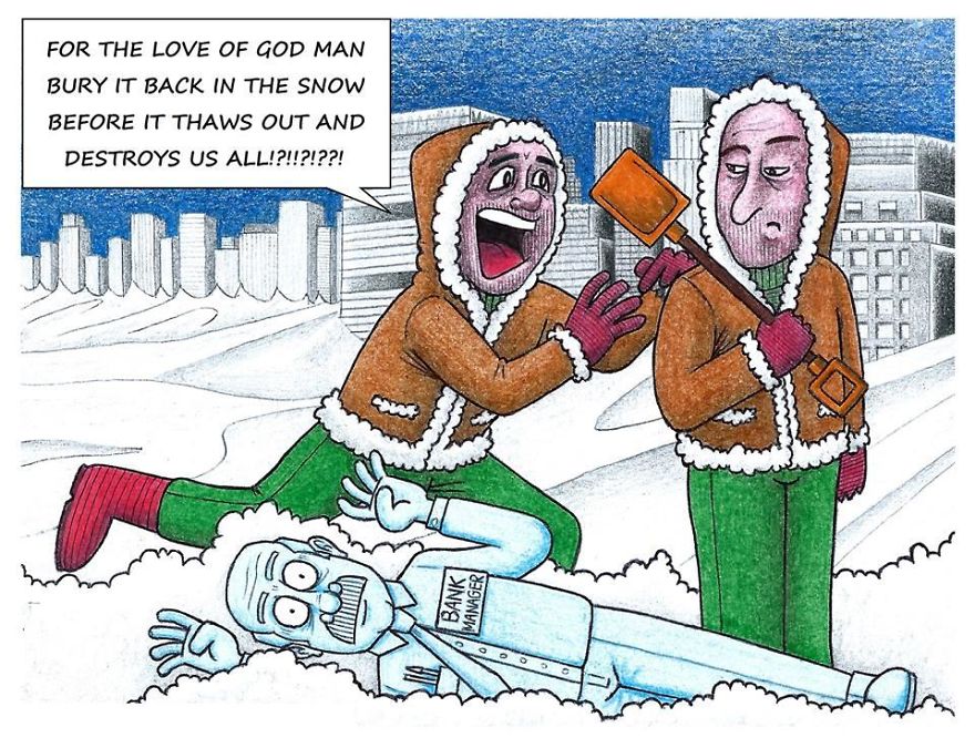 11 Cartoons That Show Just How Screwed Our Society Is And Will Be.....