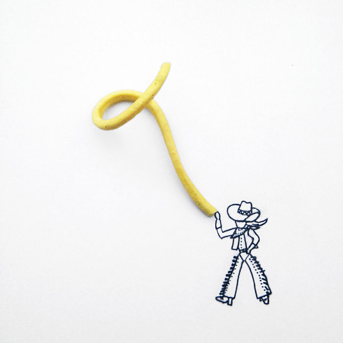 I Created Hundreds Of Witty, Miniature Drawings Around Tiny Everyday Objects