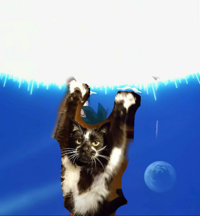 Badly Photoshopped Spirit Bomb!