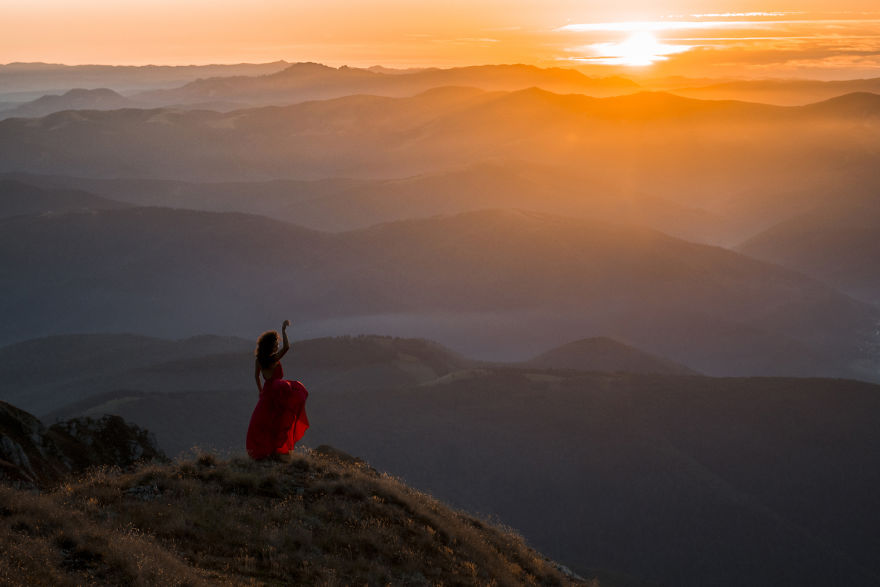 We Photograph The Woman In Red Dress In The Mesmerizing Landscapes Of Romania We Photograph The Woman In Red Dress In The Mesmerizing Landscapes Of Romania