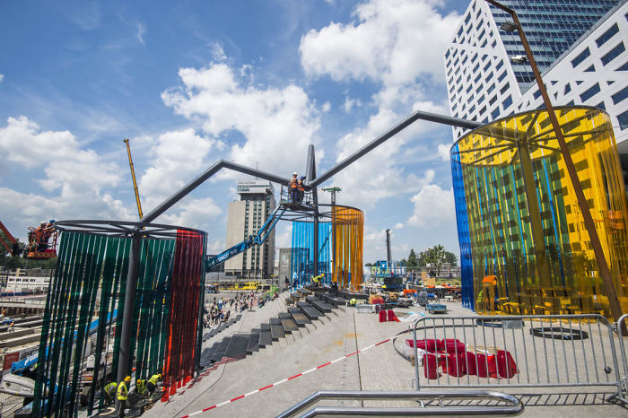 New At Utrecht Central Station. It's Smelly, Looks Cheap And Should Just Be Taken Down Again.