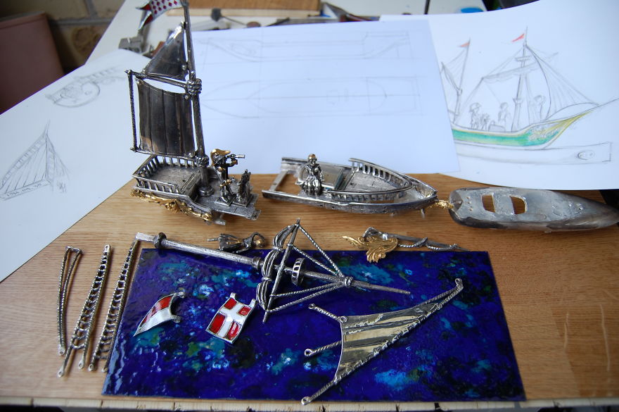 My Passion In Metal And History Have Led Me To Create Unique Art Pieces