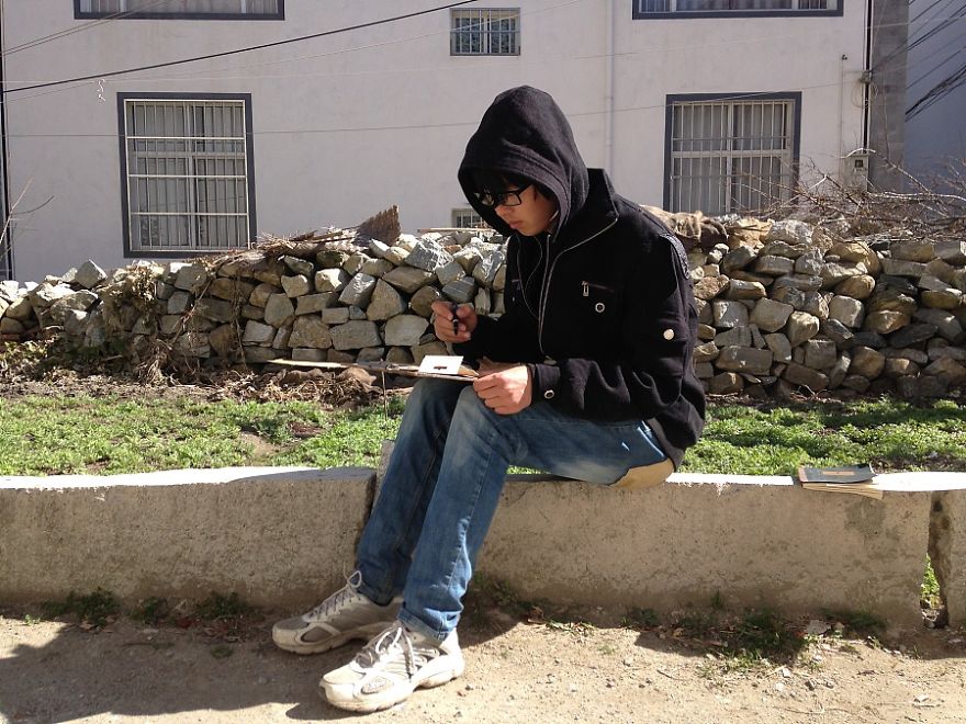 I Draw On Trash I Find In The Streets And Leave It For People To Find