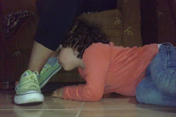 Napping On The Floor...