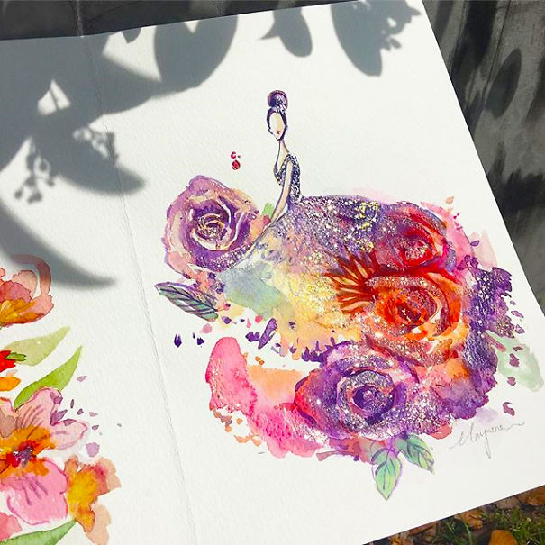 Fashion Fantasy From Bottles Of Nail Polish