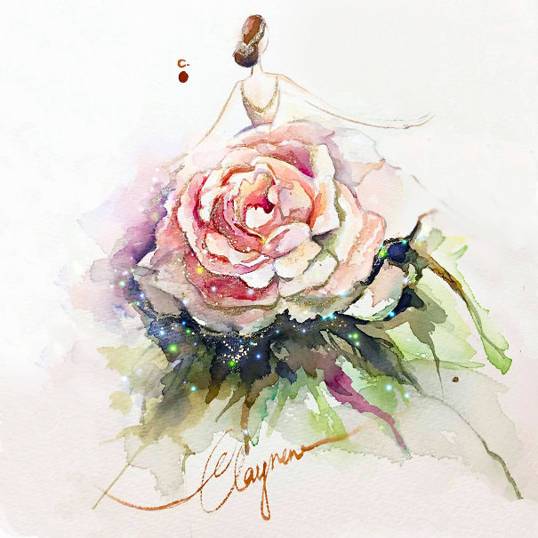 Fashion Fantasy From Bottles Of Nail Polish