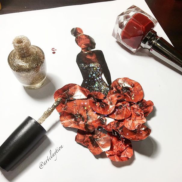 Fashion Fantasy From Bottles Of Nail Polish