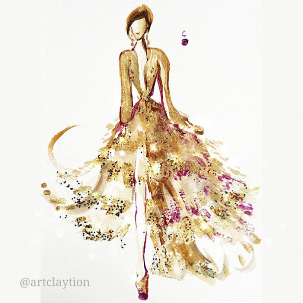 Fashion Fantasy From Bottles Of Nail Polish