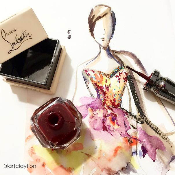 Fashion Fantasy From Bottles Of Nail Polish