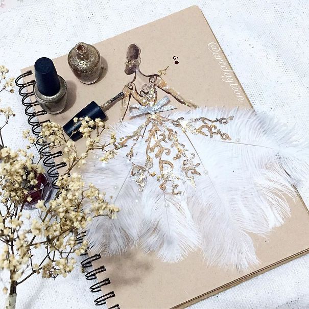 Fashion Fantasy From Bottles Of Nail Polish