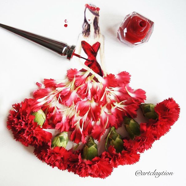 Fashion Fantasy From Bottles Of Nail Polish